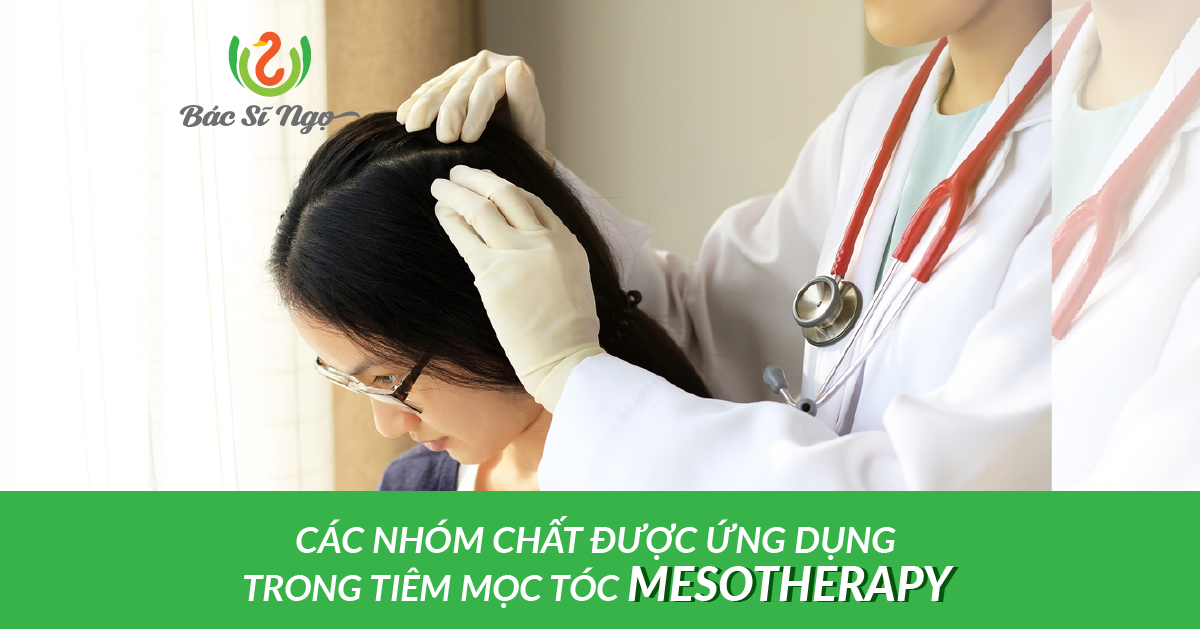 Các nhóm chất được ứng dụng trong tiêm mọc tóc Mesotherapy